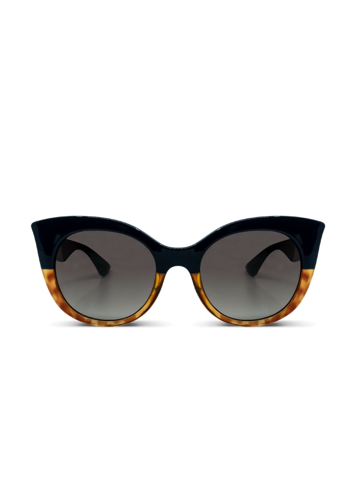 Thelma solbrille - Tortoise Blue